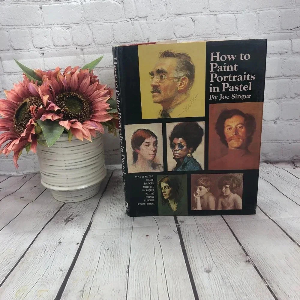 vintage joe singer book how to paint portraits in pastel 1972